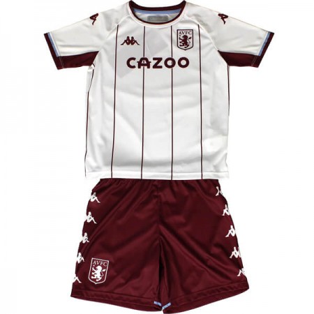 Billiga Fotbollströjor Aston Villa Barn Borta tröja 2021/22 Kortärmad 